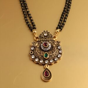 Traditional Manmohak Mangalsutra Set with Free Matching Earrings