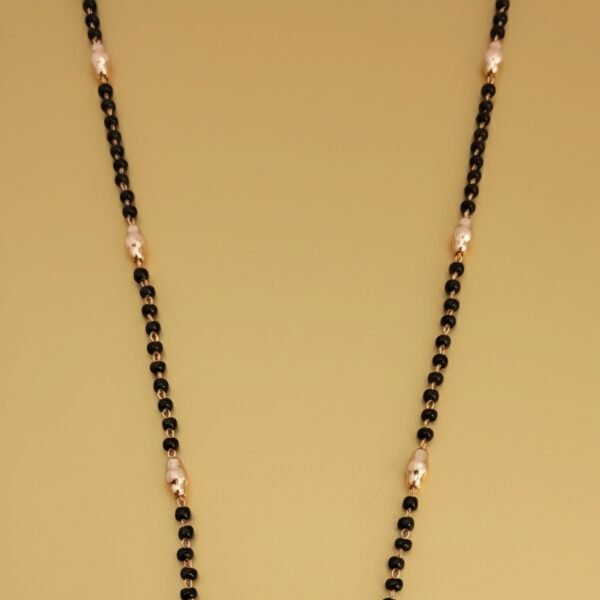 Rose Gold Plated Stylish LOVE Mangalsutra for Women - Image 3