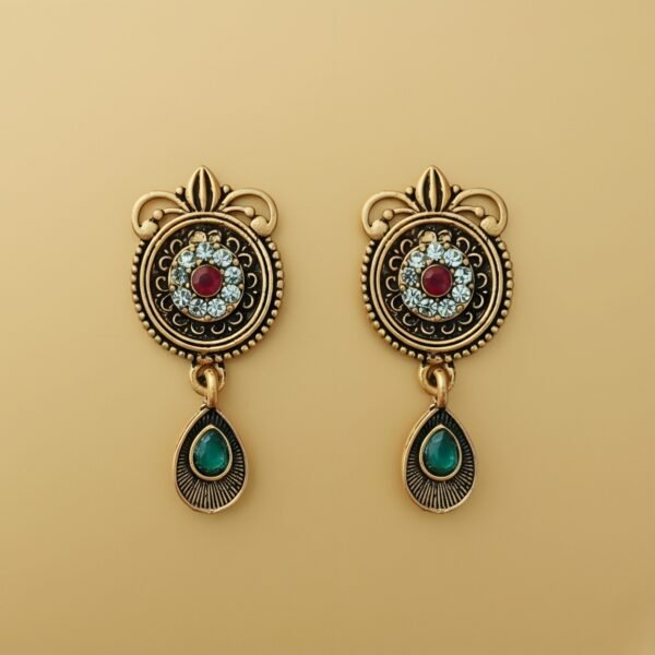 Antique Sundar Jodi Mangalsutra Set with Free Matching Earrings - Image 7